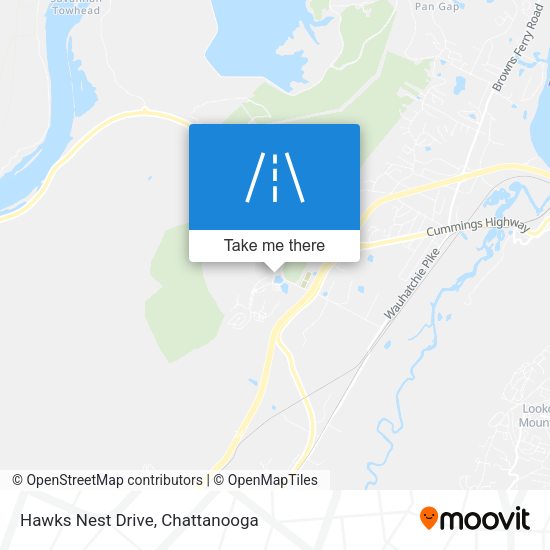 Mapa de Hawks Nest Drive