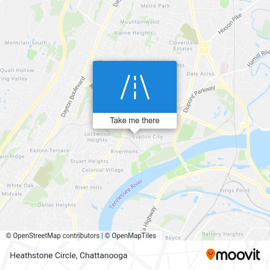 Heathstone Circle map