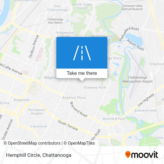 Mapa de Hemphill Circle