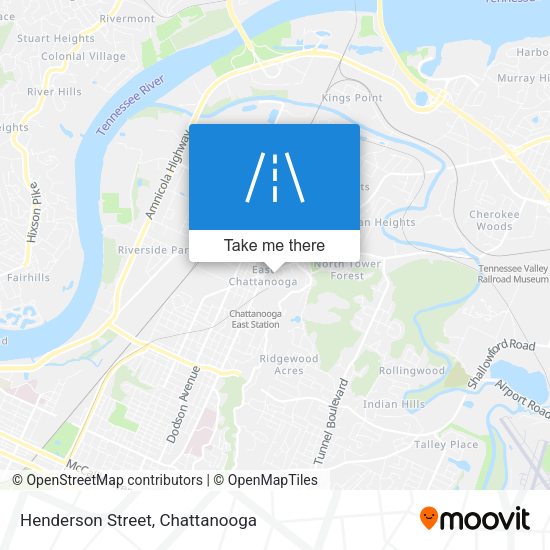 Henderson Street map