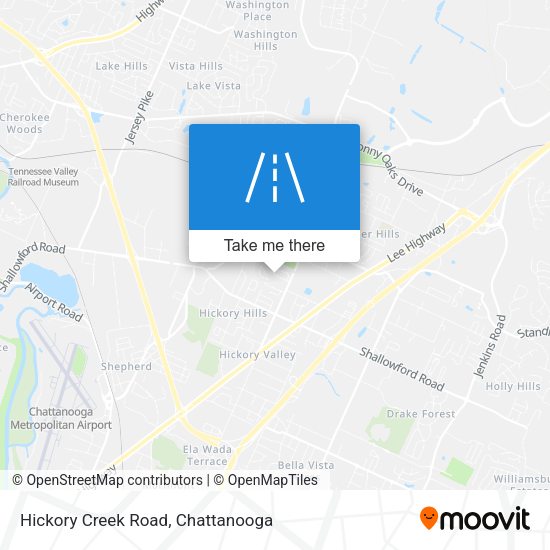 Mapa de Hickory Creek Road