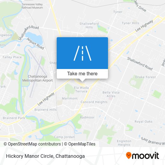 Hickory Manor Circle map