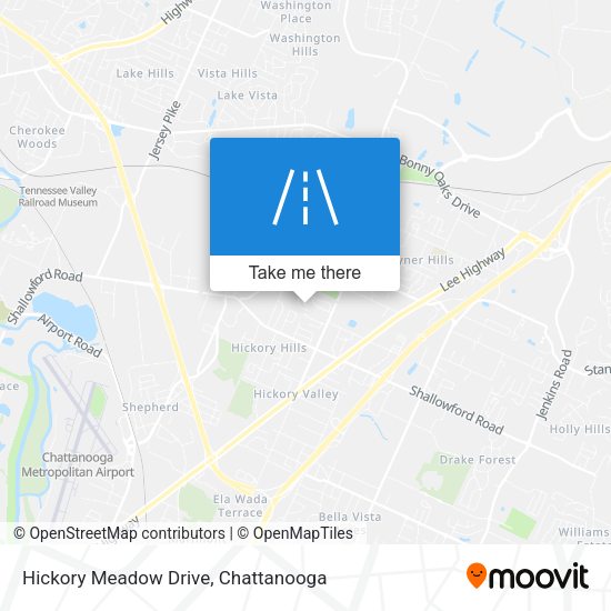 Hickory Meadow Drive map