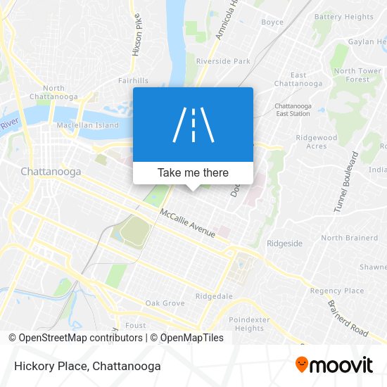 Mapa de Hickory Place