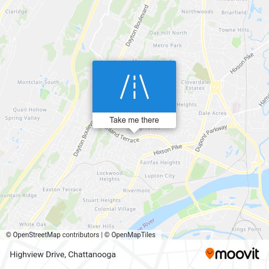 Highview Drive map