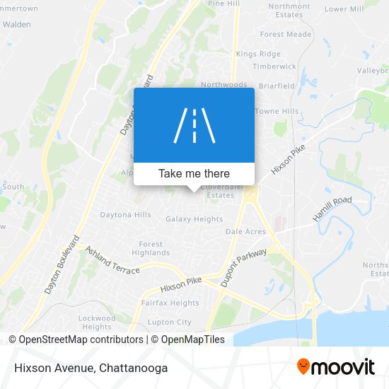 Mapa de Hixson Avenue