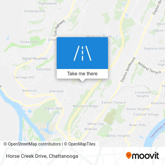 Horse Creek Drive map