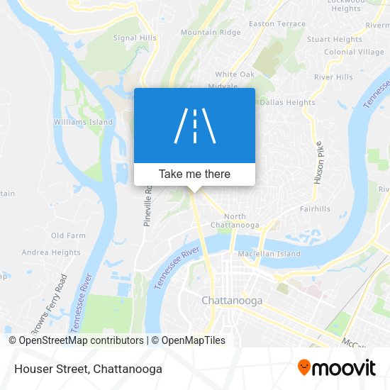 Mapa de Houser Street