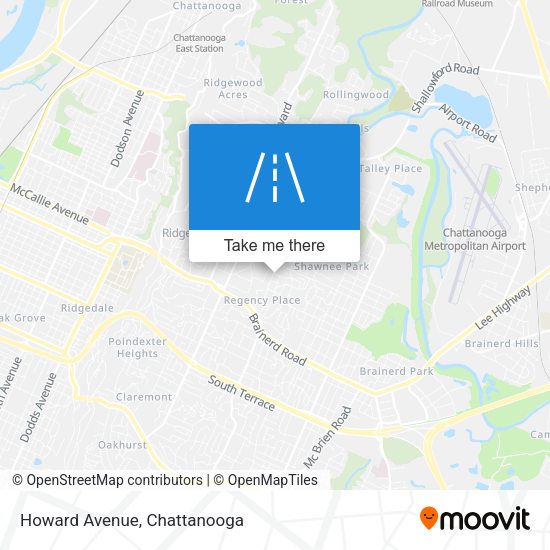 Mapa de Howard Avenue