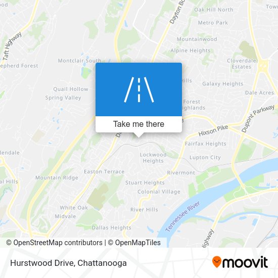 Hurstwood Drive map