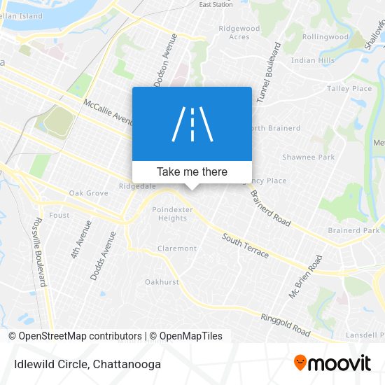 Idlewild Circle map