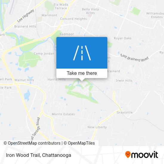Iron Wood Trail map