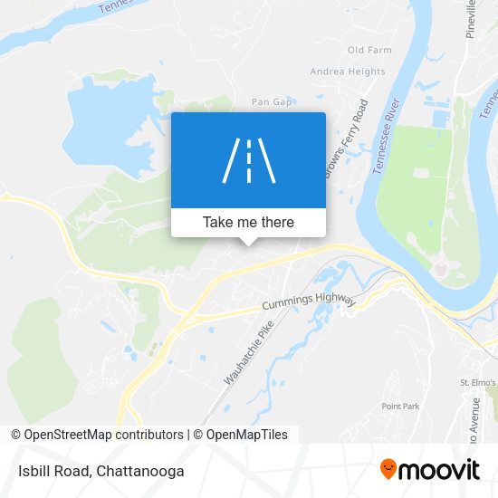 Mapa de Isbill Road
