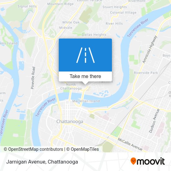 Jarnigan Avenue map