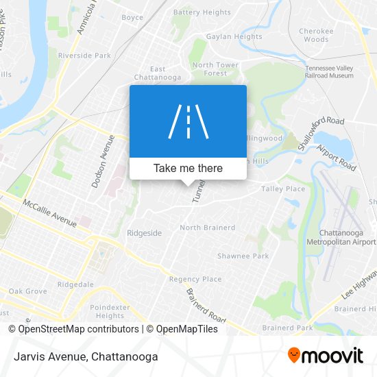 Mapa de Jarvis Avenue