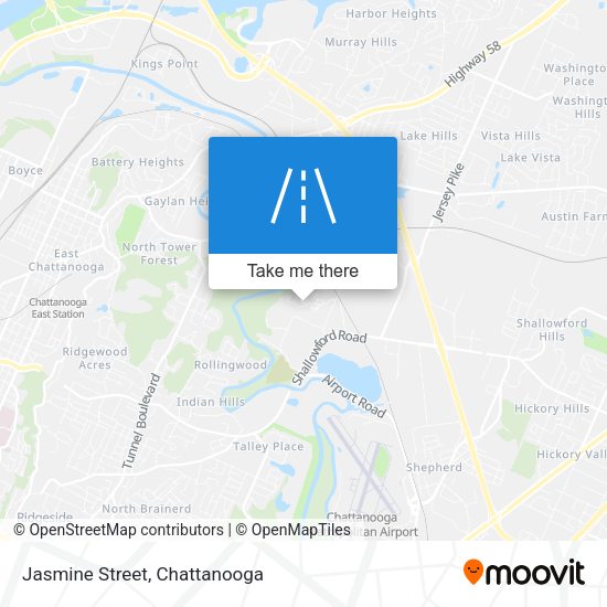 Mapa de Jasmine Street