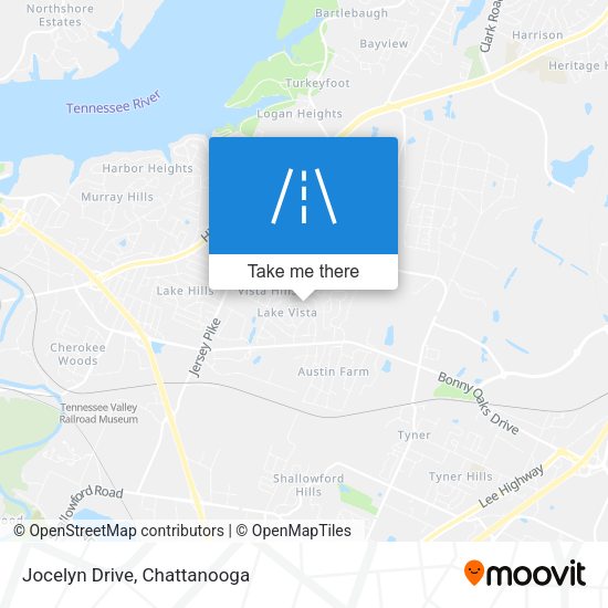 Mapa de Jocelyn Drive
