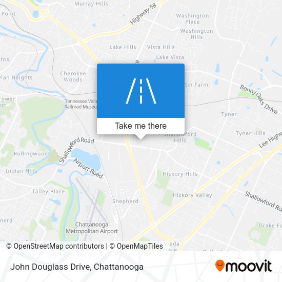 John Douglass Drive map
