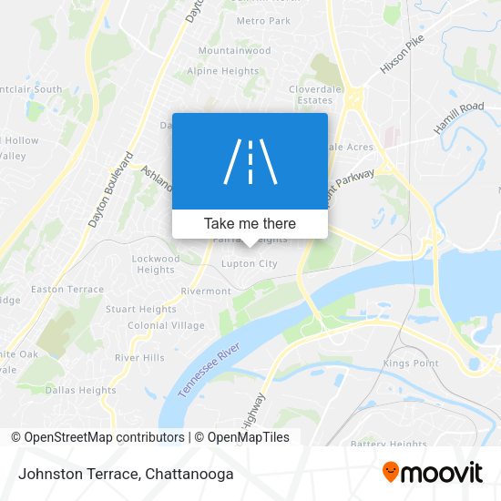 Johnston Terrace map
