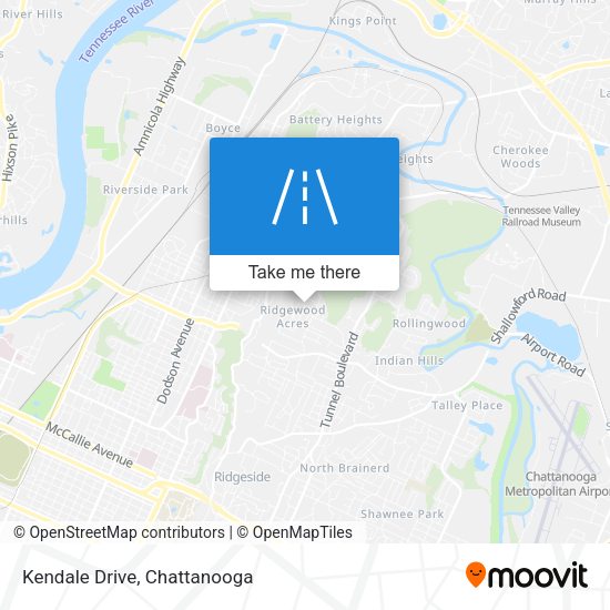 Mapa de Kendale Drive