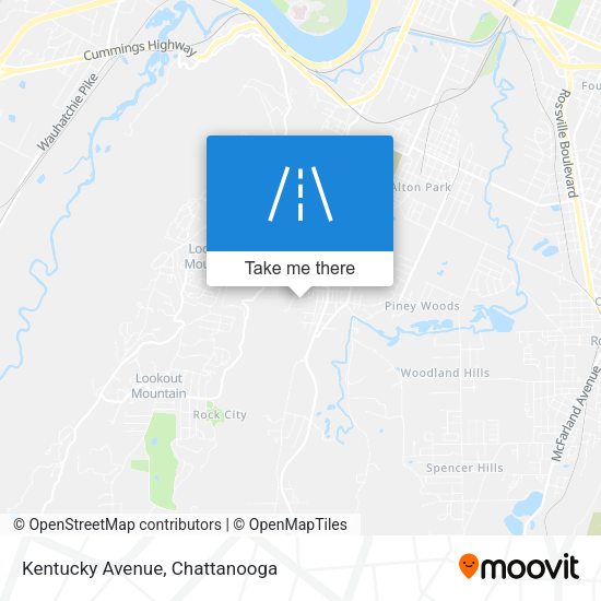 Mapa de Kentucky Avenue