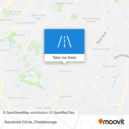 Keystone Circle map