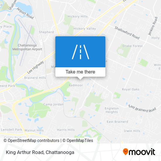 Mapa de King Arthur Road