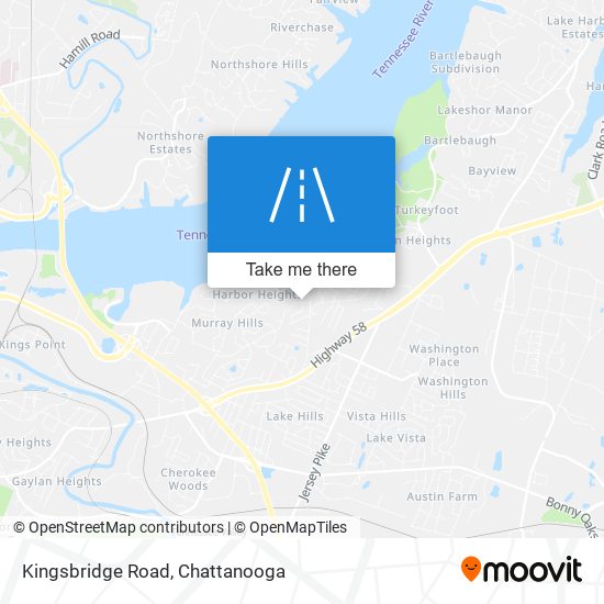 Mapa de Kingsbridge Road