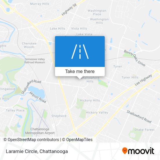 Laramie Circle map