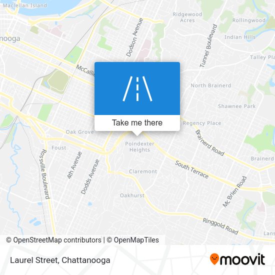 Mapa de Laurel Street