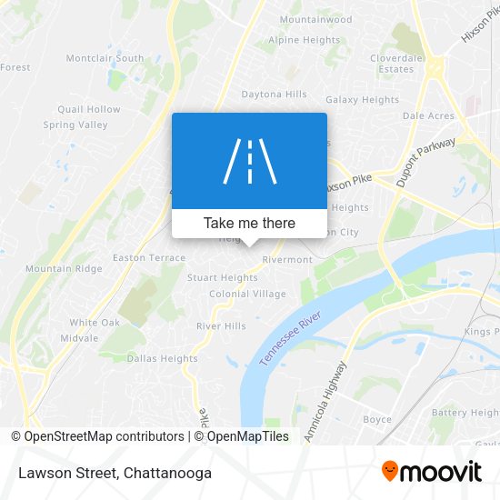Mapa de Lawson Street
