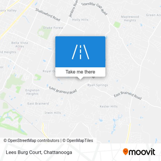 Lees Burg Court map