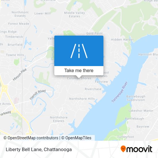 Mapa de Liberty Bell Lane