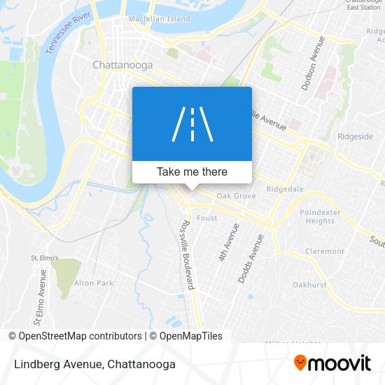 Lindberg Avenue map