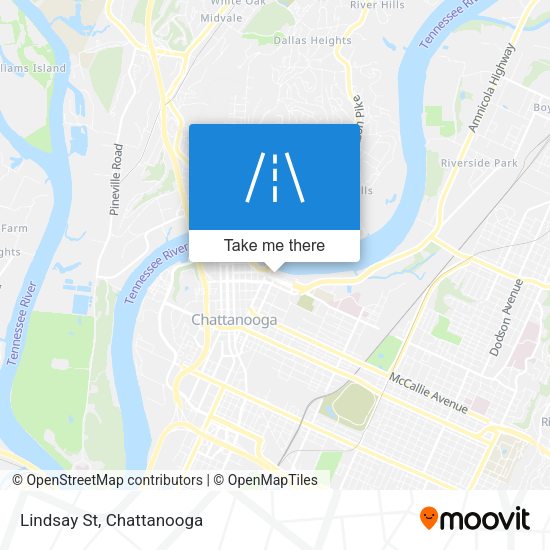 Mapa de Lindsay St