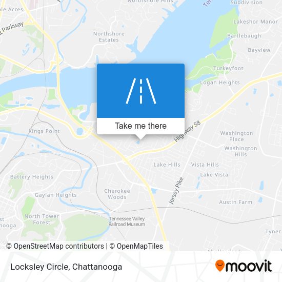 Mapa de Locksley Circle
