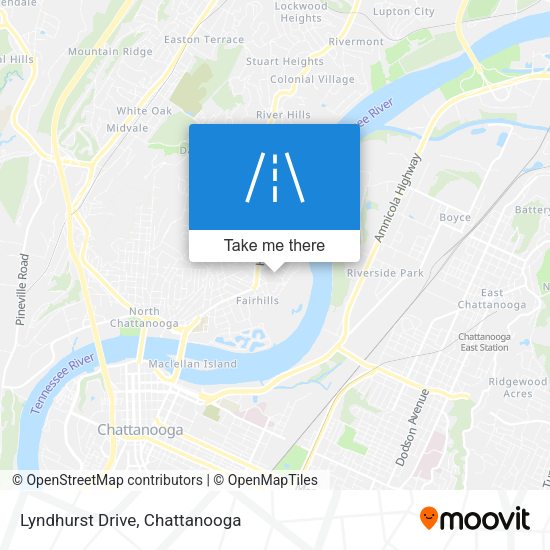 Lyndhurst Drive map