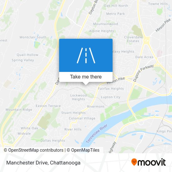 Manchester Drive map