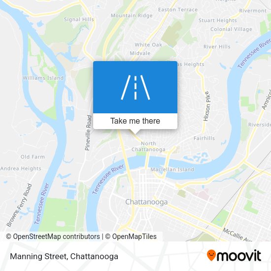 Manning Street map