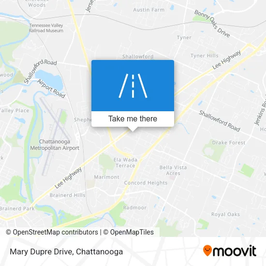 Mapa de Mary Dupre Drive