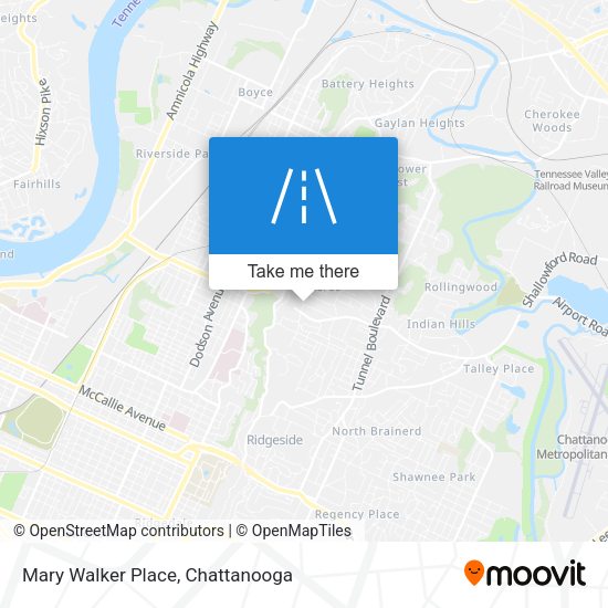 Mary Walker Place map