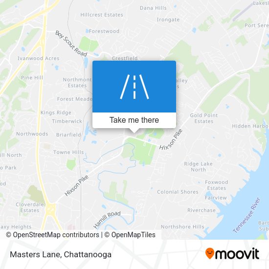 Mapa de Masters Lane