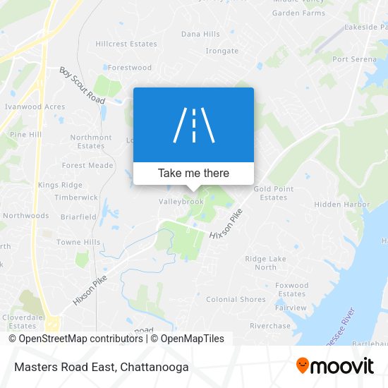 Mapa de Masters Road East