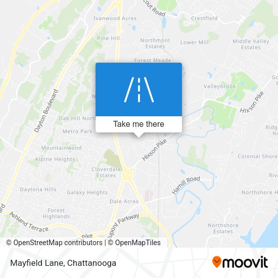 Mapa de Mayfield Lane