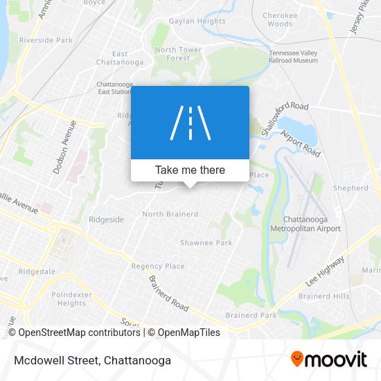 Mcdowell Street map