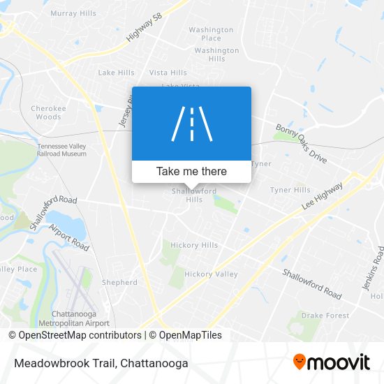 Meadowbrook Trail map