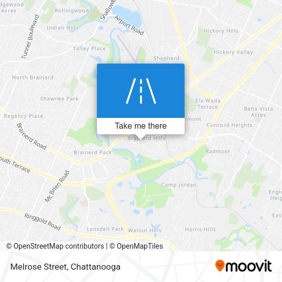 Mapa de Melrose Street