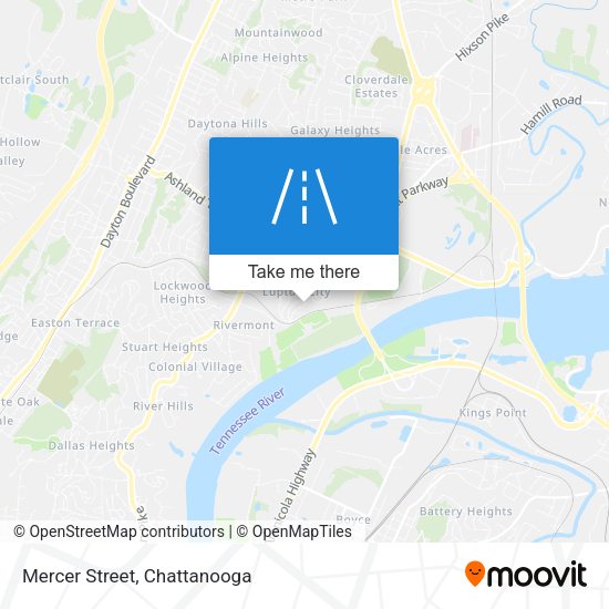 Mapa de Mercer Street