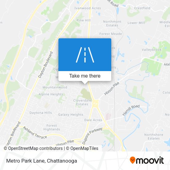 Metro Park Lane map
