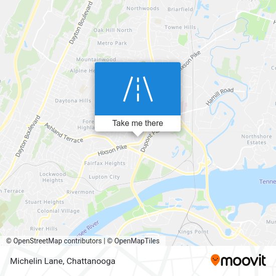 Mapa de Michelin Lane